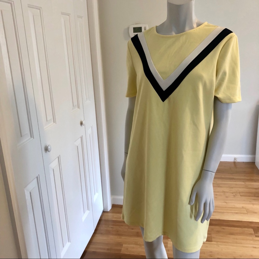 Preppy yellow dress